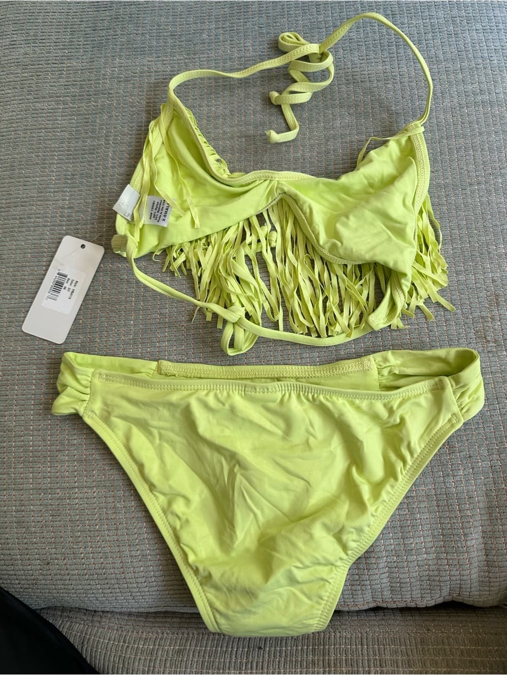NWT L*Space Audrey bikini set lime extra small - Thumbnail 3