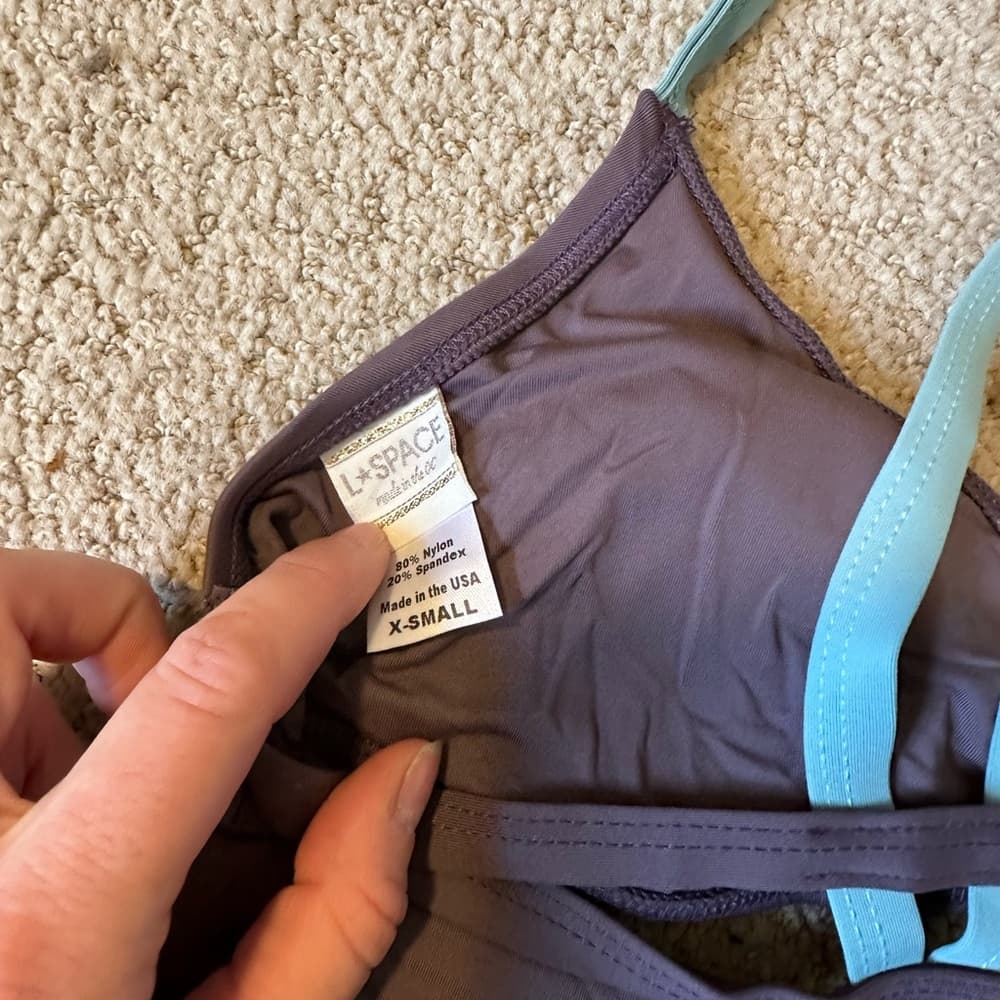 NWOT L*Space bikini set purple grey - Thumbnail 4