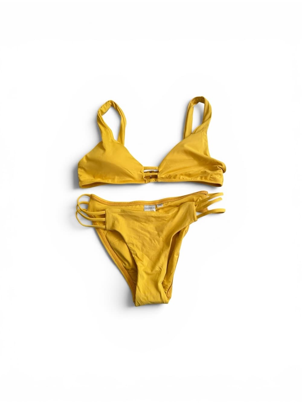 NWT L*Space Playa Kennedy bikini set sunshine yellow - Thumbnail 6
