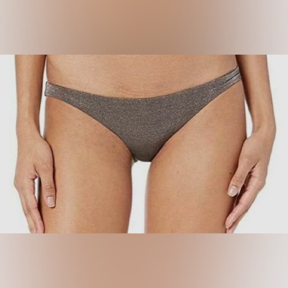 Vitamin A lurex bikini bottoms gold - Thumbnail 4