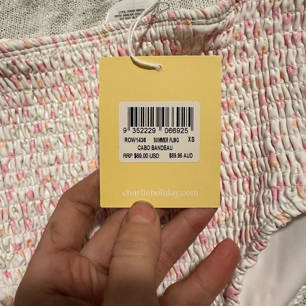 NWT Charlie Holiday Cabo high rise bikini bottoms - Thumbnail 3