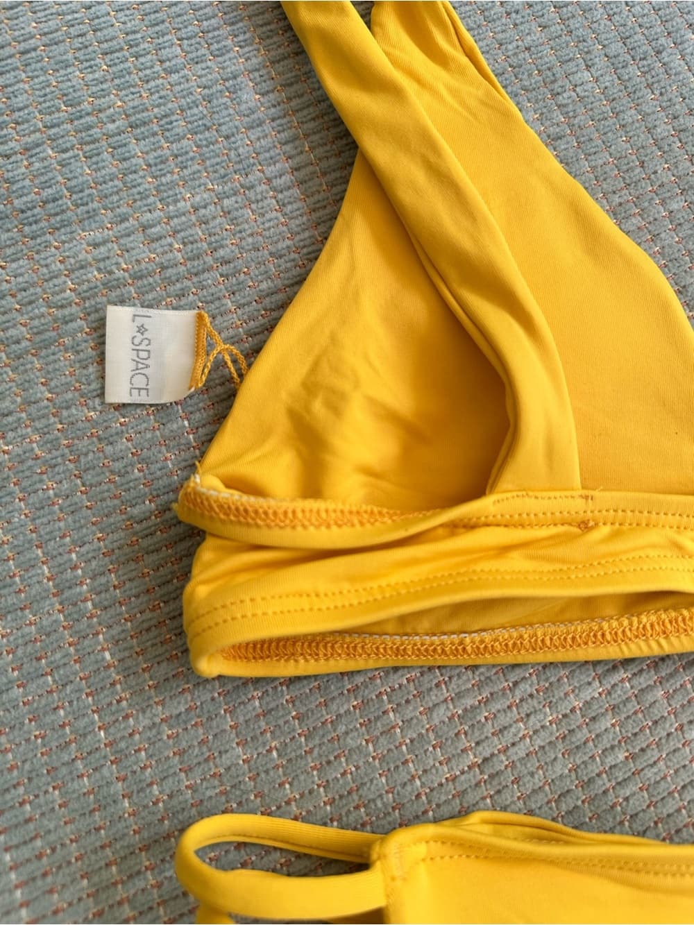 NWT L*Space Playa Kennedy bikini set sunshine yellow - Thumbnail 5