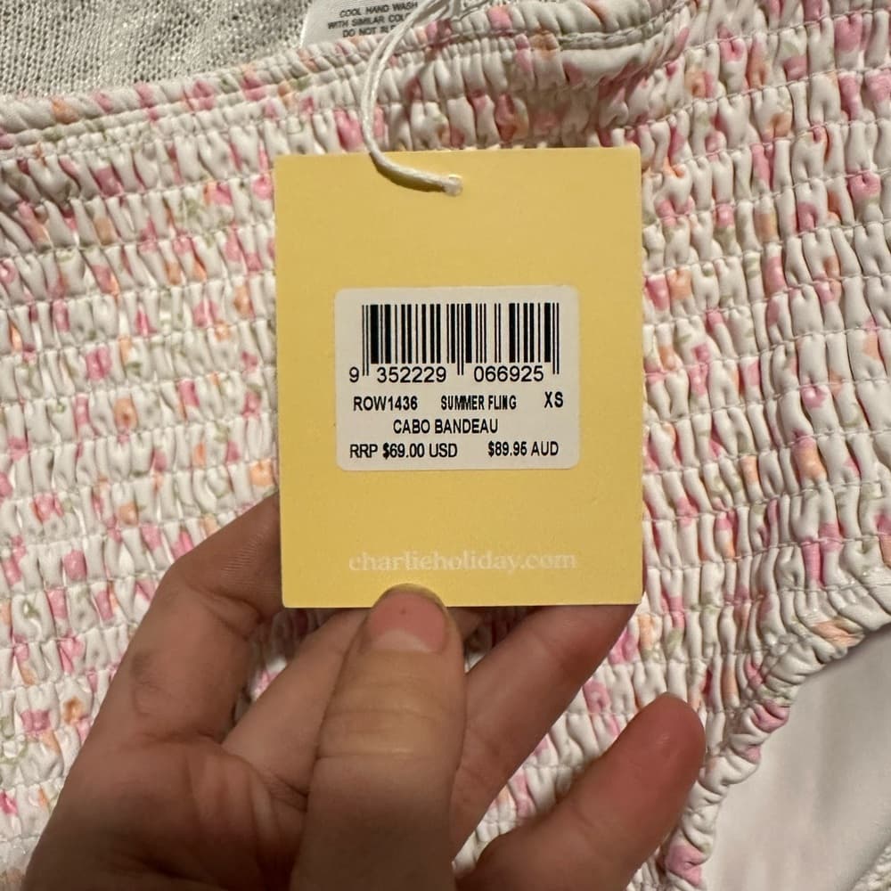 NWT Charlie Holiday Cabo high rise bikini bottoms - Thumbnail 2