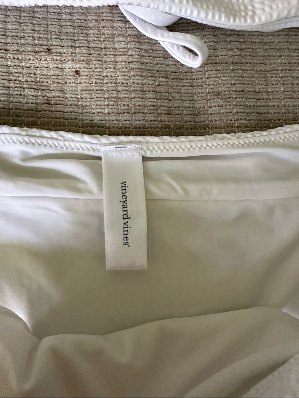 Vineyard Vines textured bikini set off white small - Thumbnail 2