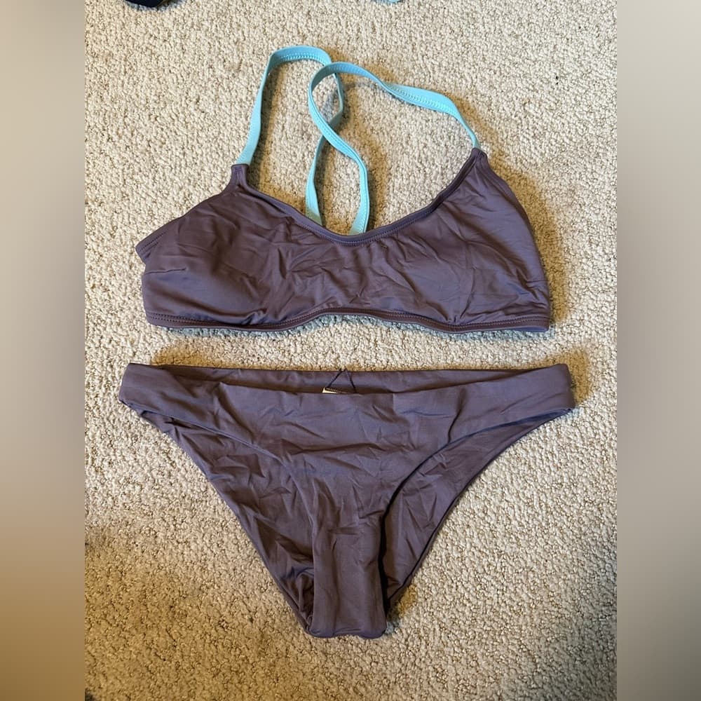 NWOT L*Space bikini set purple grey
