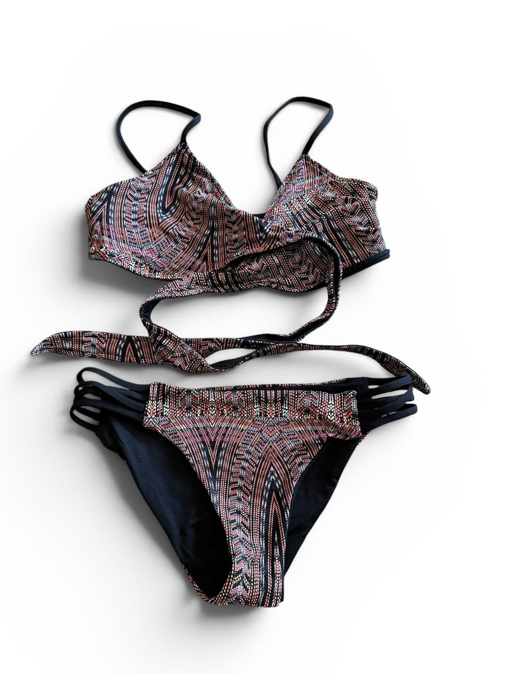 NWOT L*Space Chloe Low Down southwestern bikini set small - Thumbnail 5
