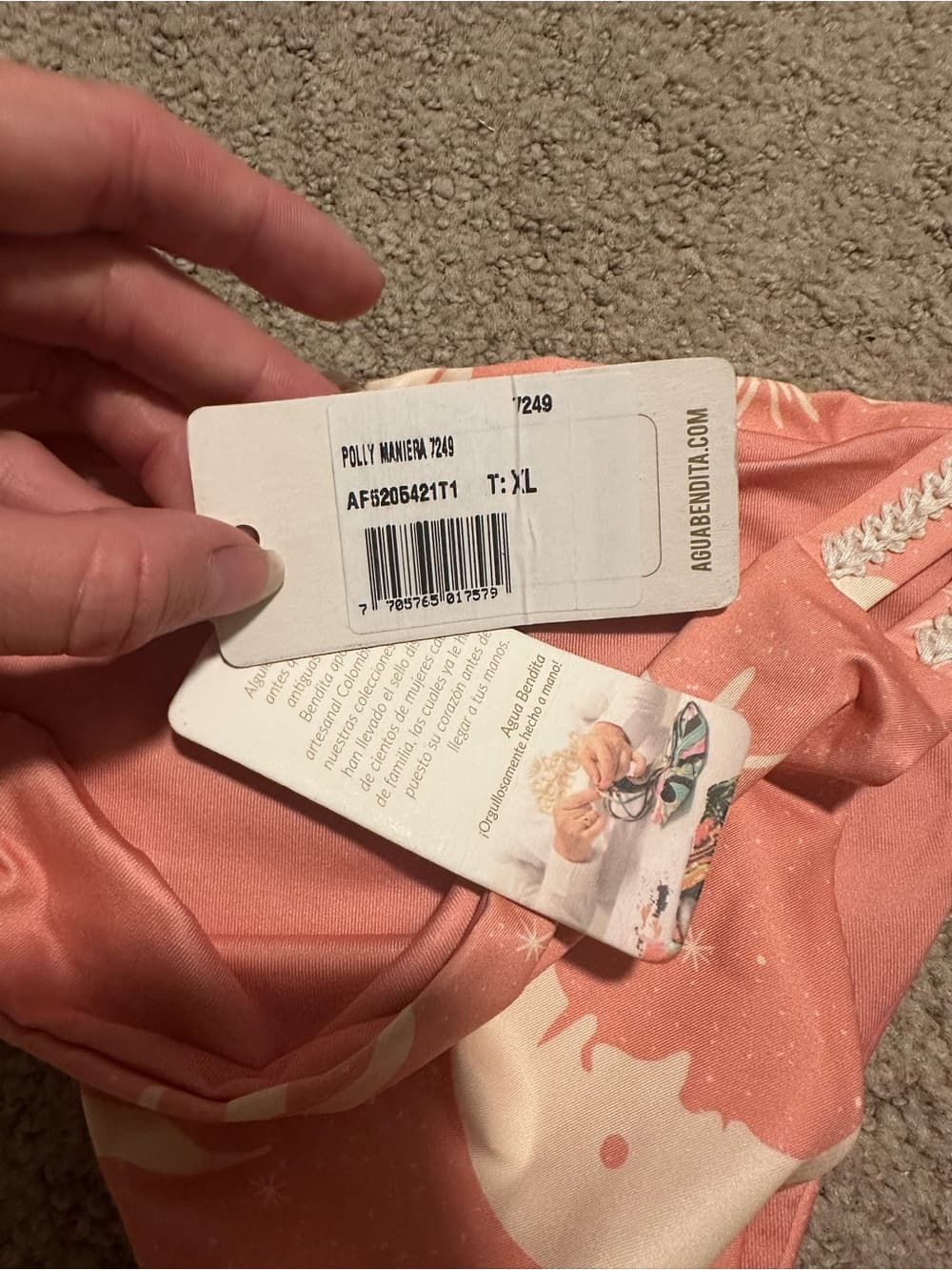 NWT Agua Bendita Polly Maniera bikini bottoms - Thumbnail 4