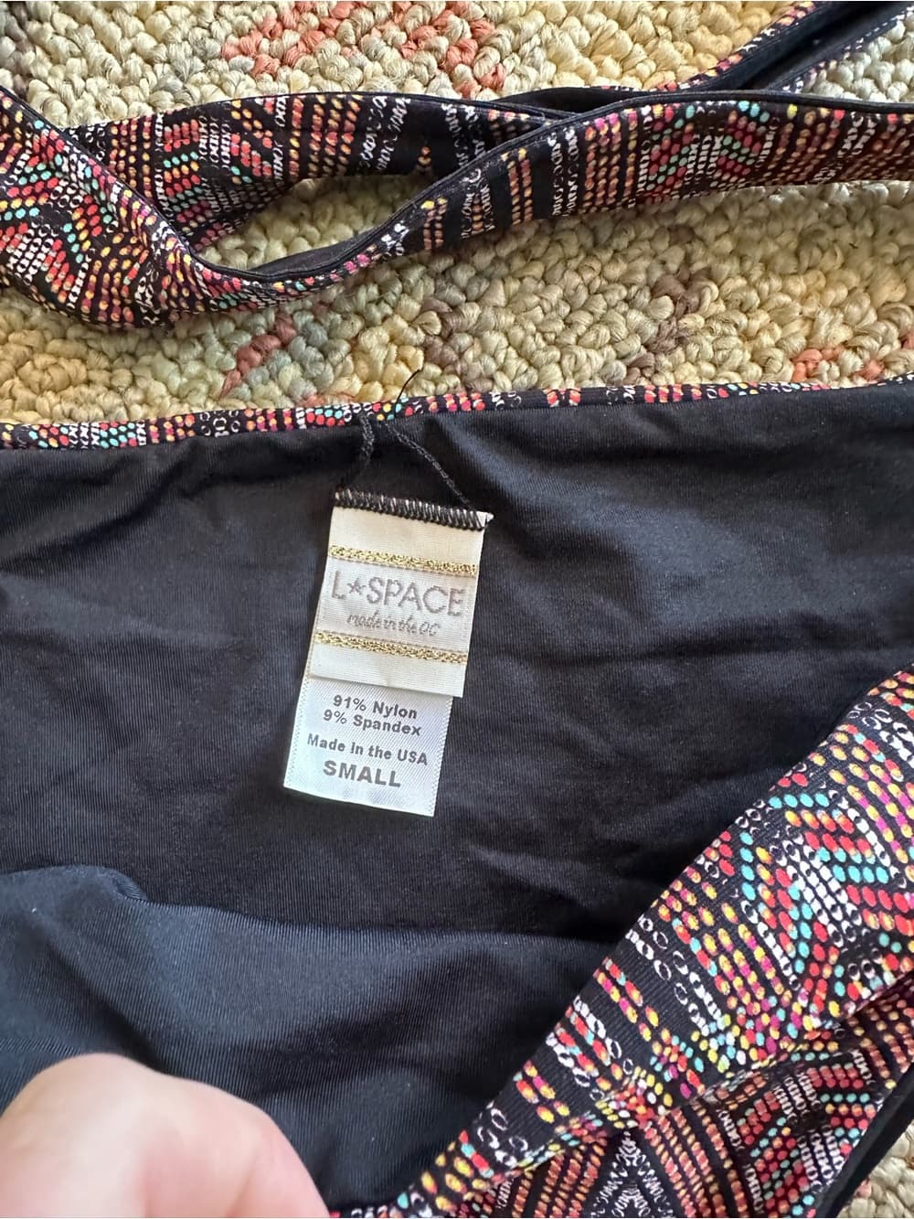 NWOT L*Space Chloe Low Down southwestern bikini set small - Thumbnail 2