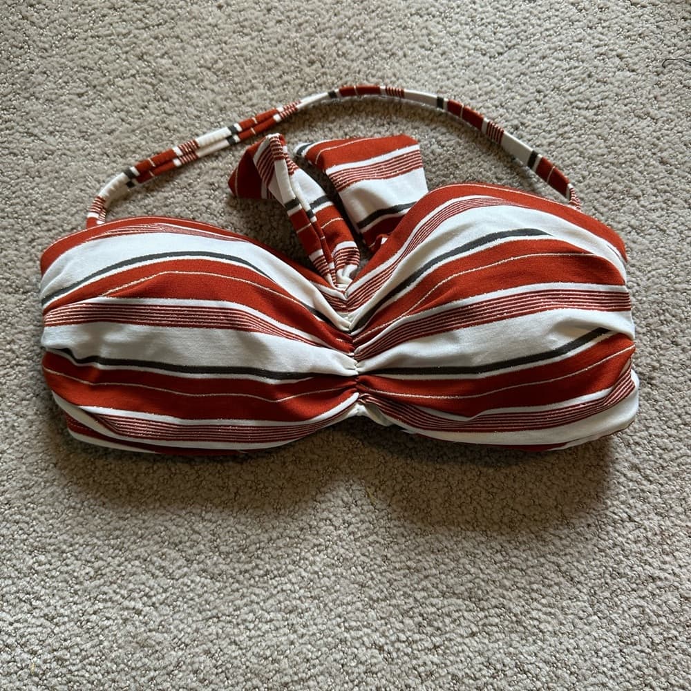 Vitamin A bandeau bikini top