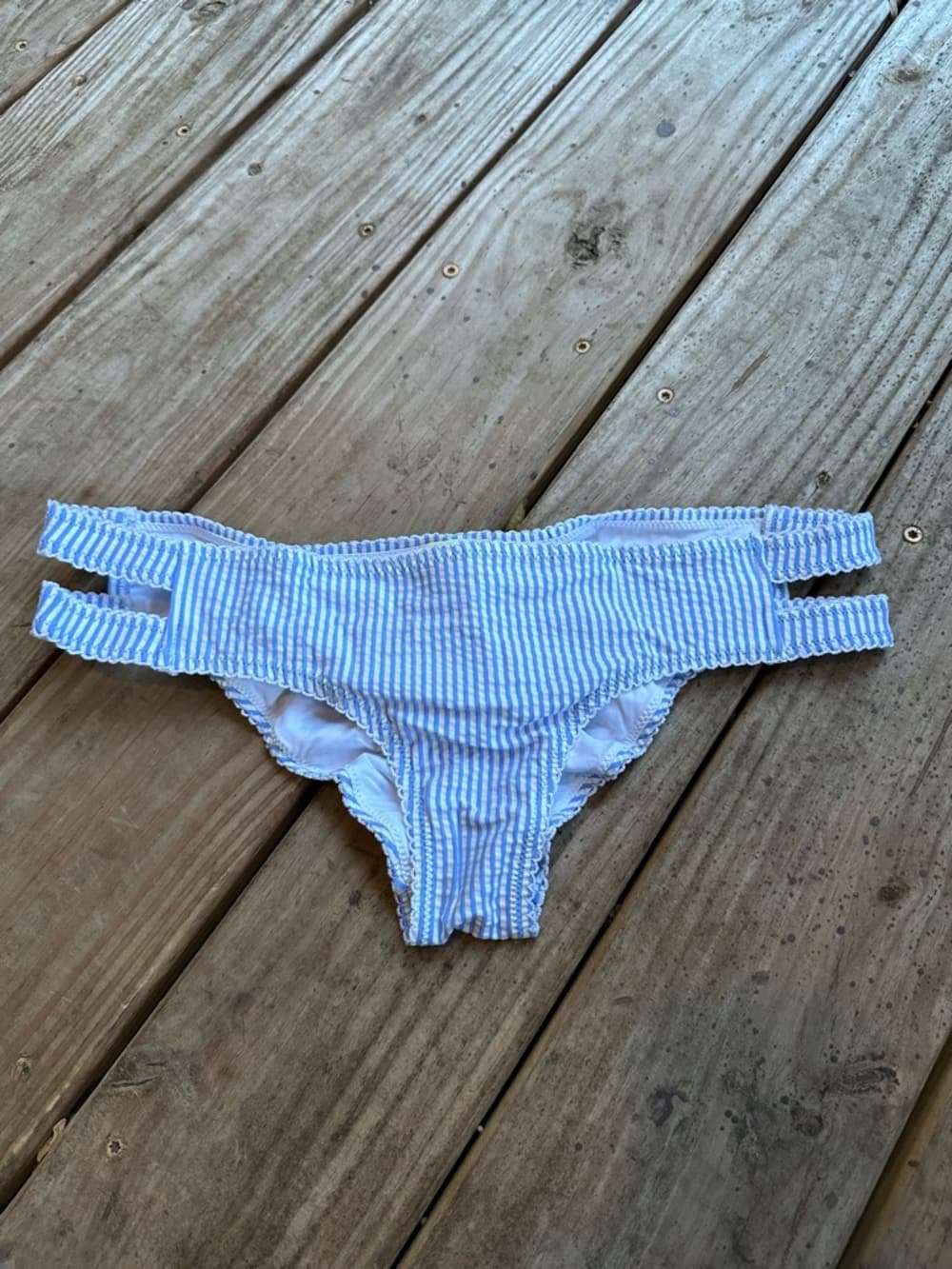 NWT Agua Bendita Campina seersucker bikini bottoms