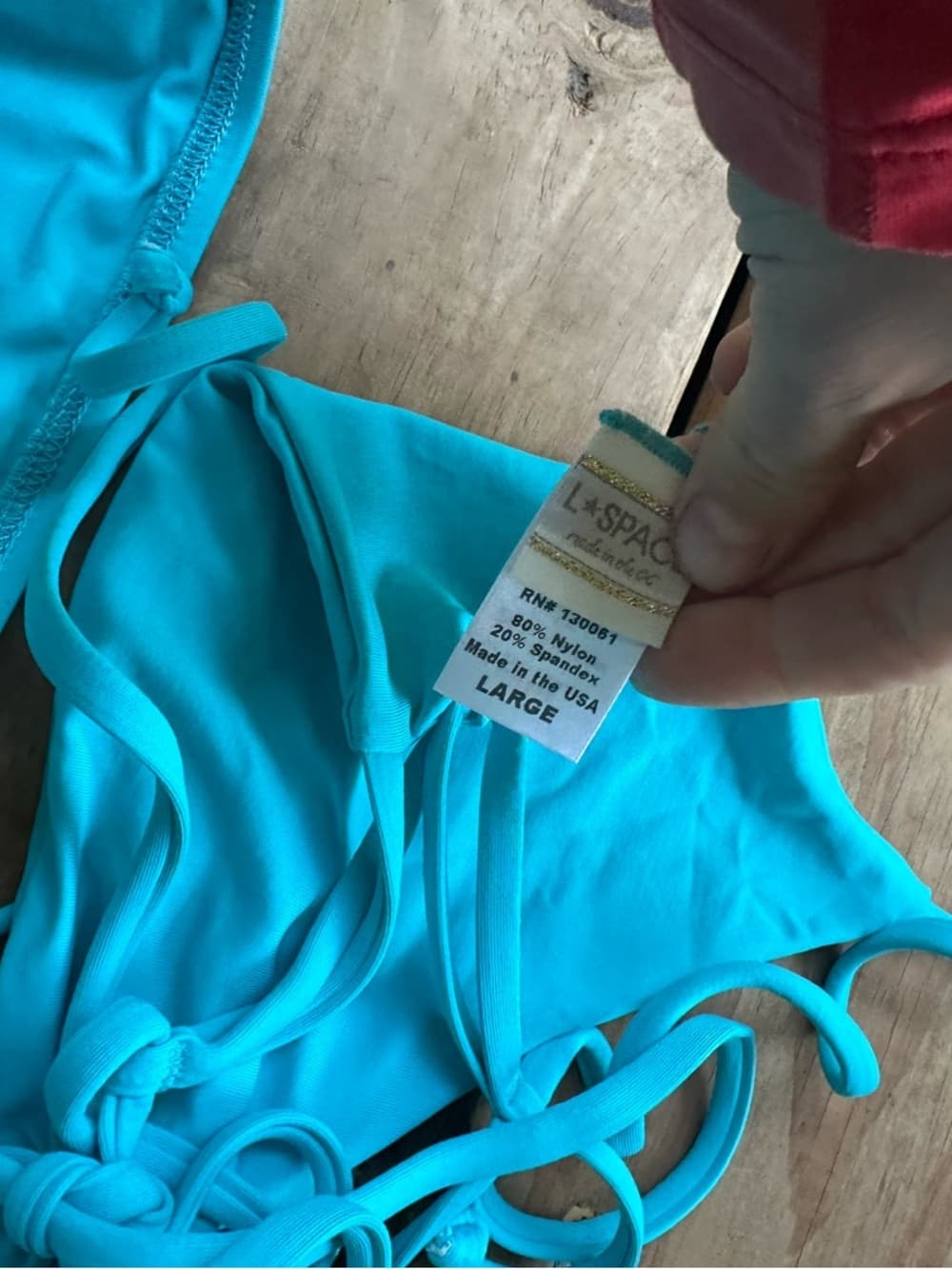 NWOT L*Space bikini set blue - Thumbnail 3