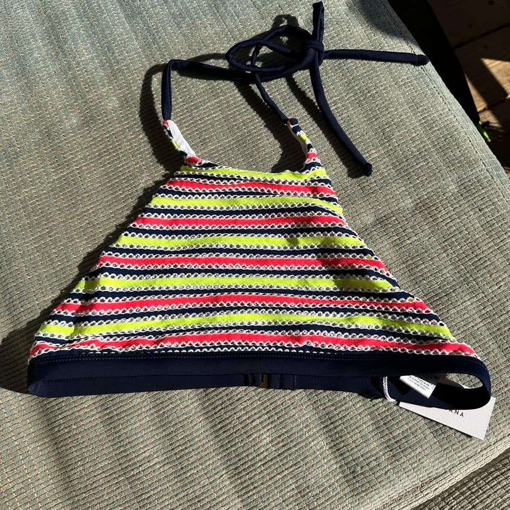 NWT Milly Cabana high neck bikini set