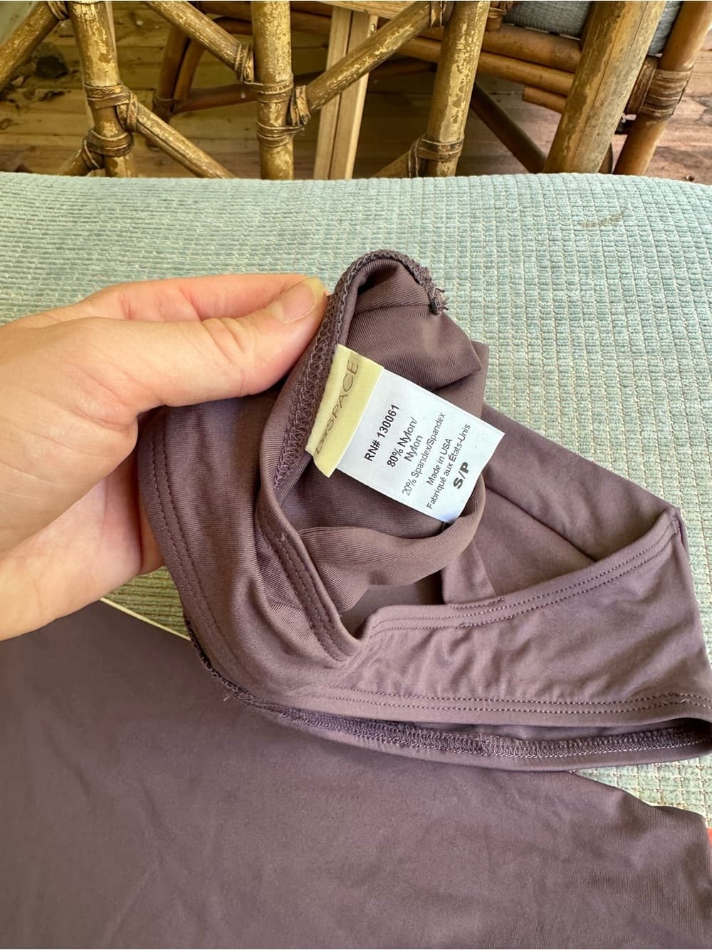 NWOT L*Space Low Down high neck bikini set grey small - Thumbnail 4