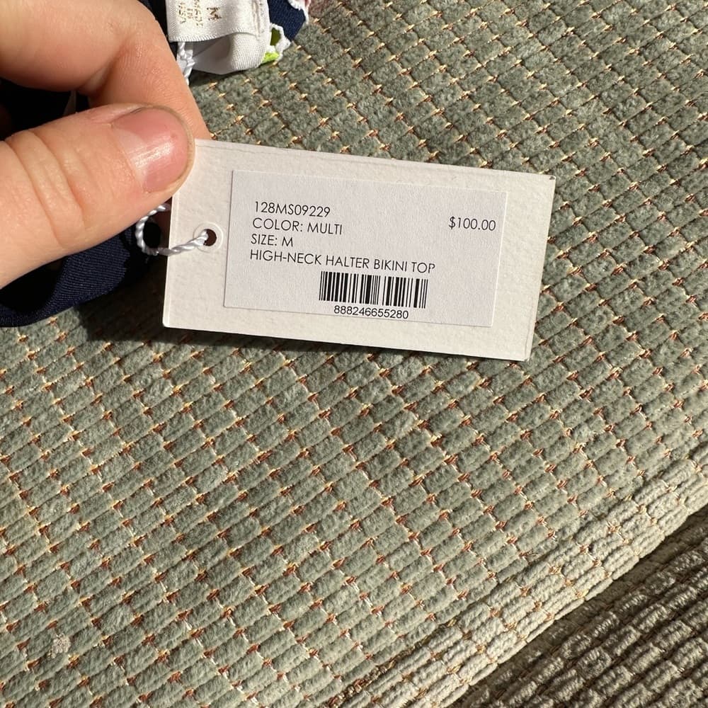 NWT Milly Cabana high neck bikini set - Thumbnail 3