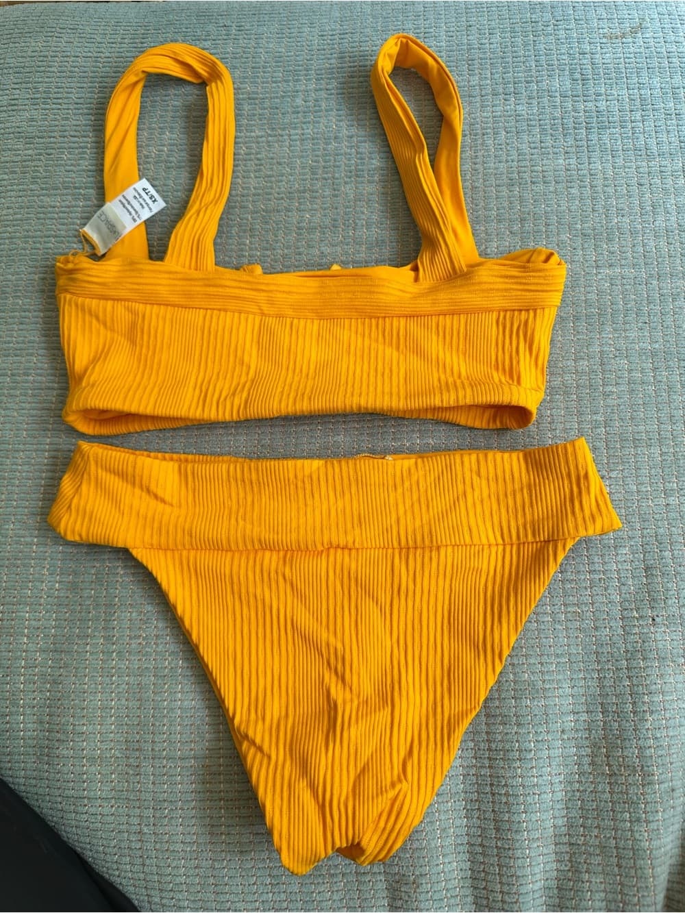 NWOT L*Space Lee Lee Veronica bikini set ribbed - Thumbnail 4