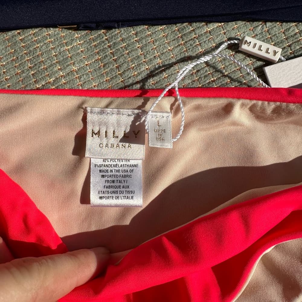 NWT Milly Cabana high neck bikini set - Thumbnail 6