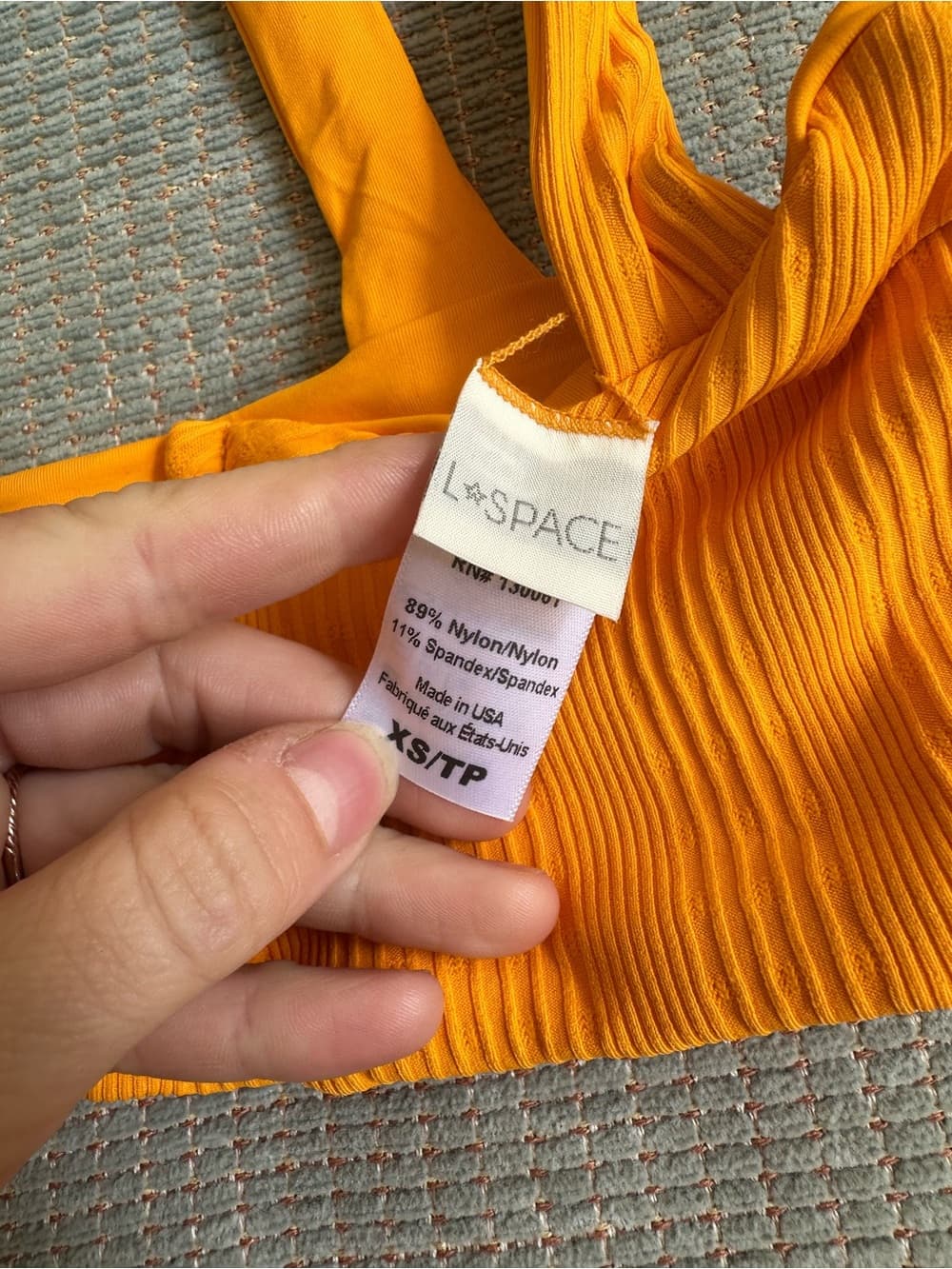 NWOT L*Space Lee Lee Veronica bikini set ribbed - Thumbnail 3