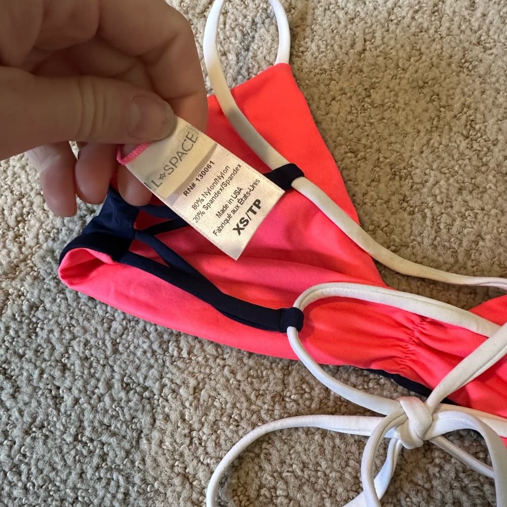 NWOT L*Space Haley colorblock bikini top - Thumbnail 3