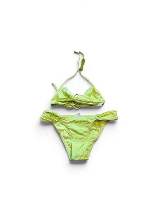NWOT L*Space twist front bikini set lime extra small - Thumbnail 6