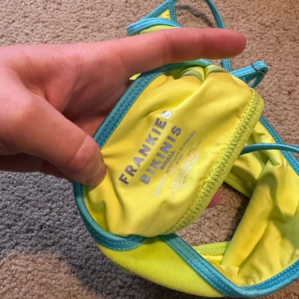 Frankie’s Bikinis Dallas terry bikini top - Thumbnail 3