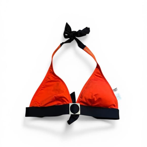 Trina Turk halter bikini top red black - Thumbnail 6