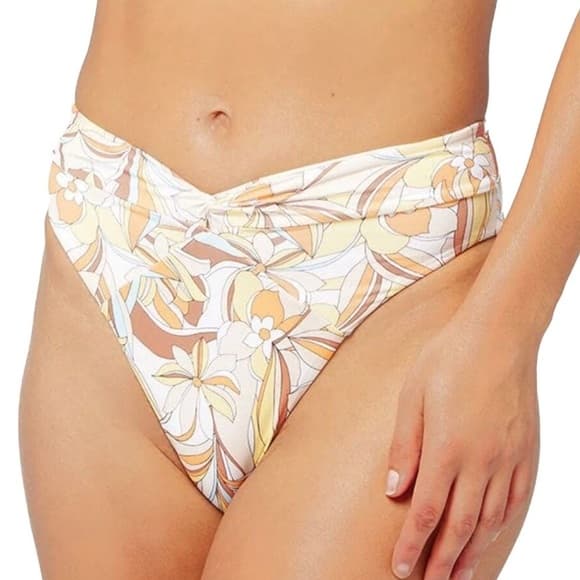 NWOT L*Space Nancy Lee high waist bikini bottoms Soulshine Floral print - Thumbnail 4