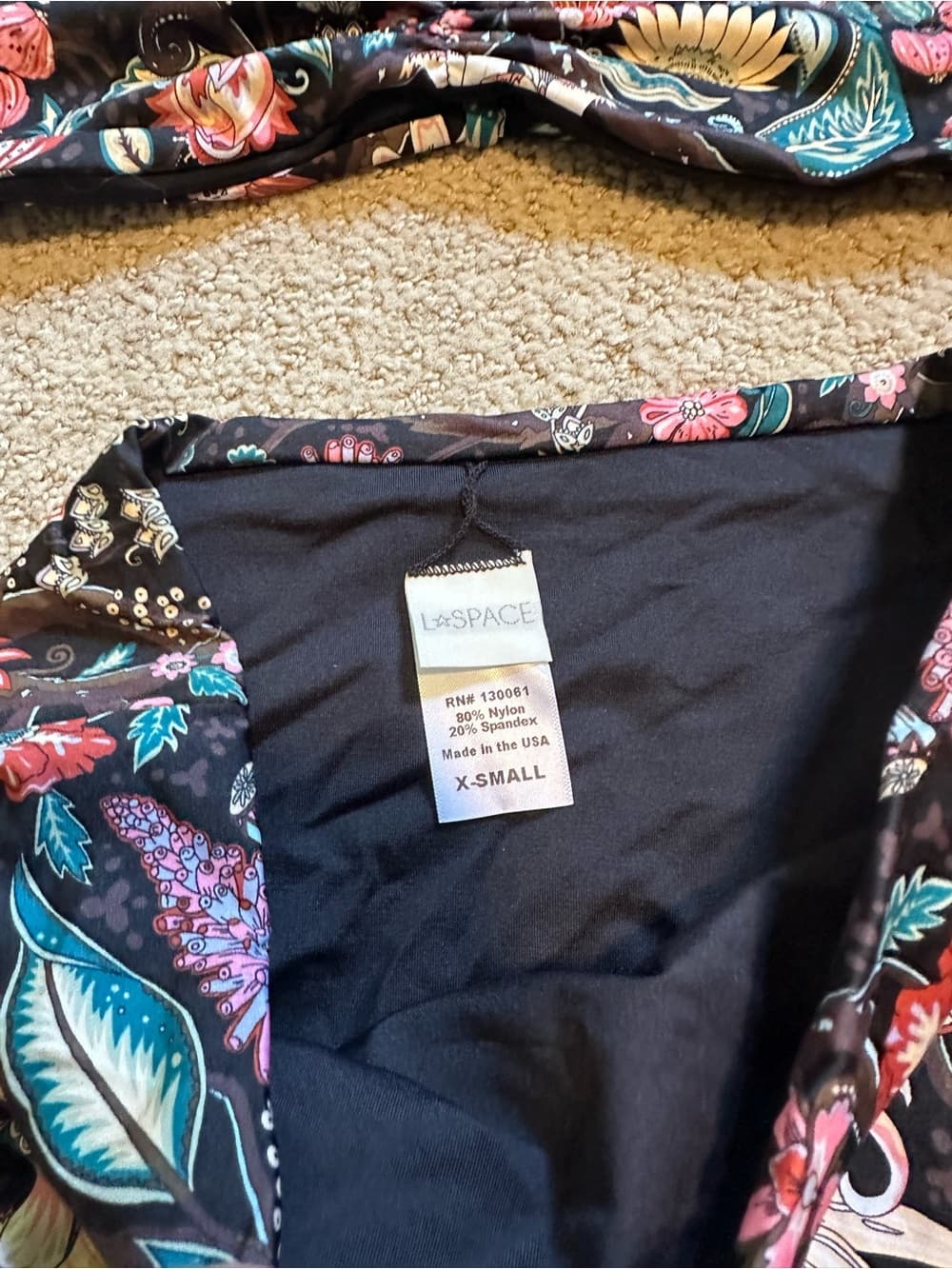 NWOT L*Space Liberty Floracopa high waist bikini set - Thumbnail 2