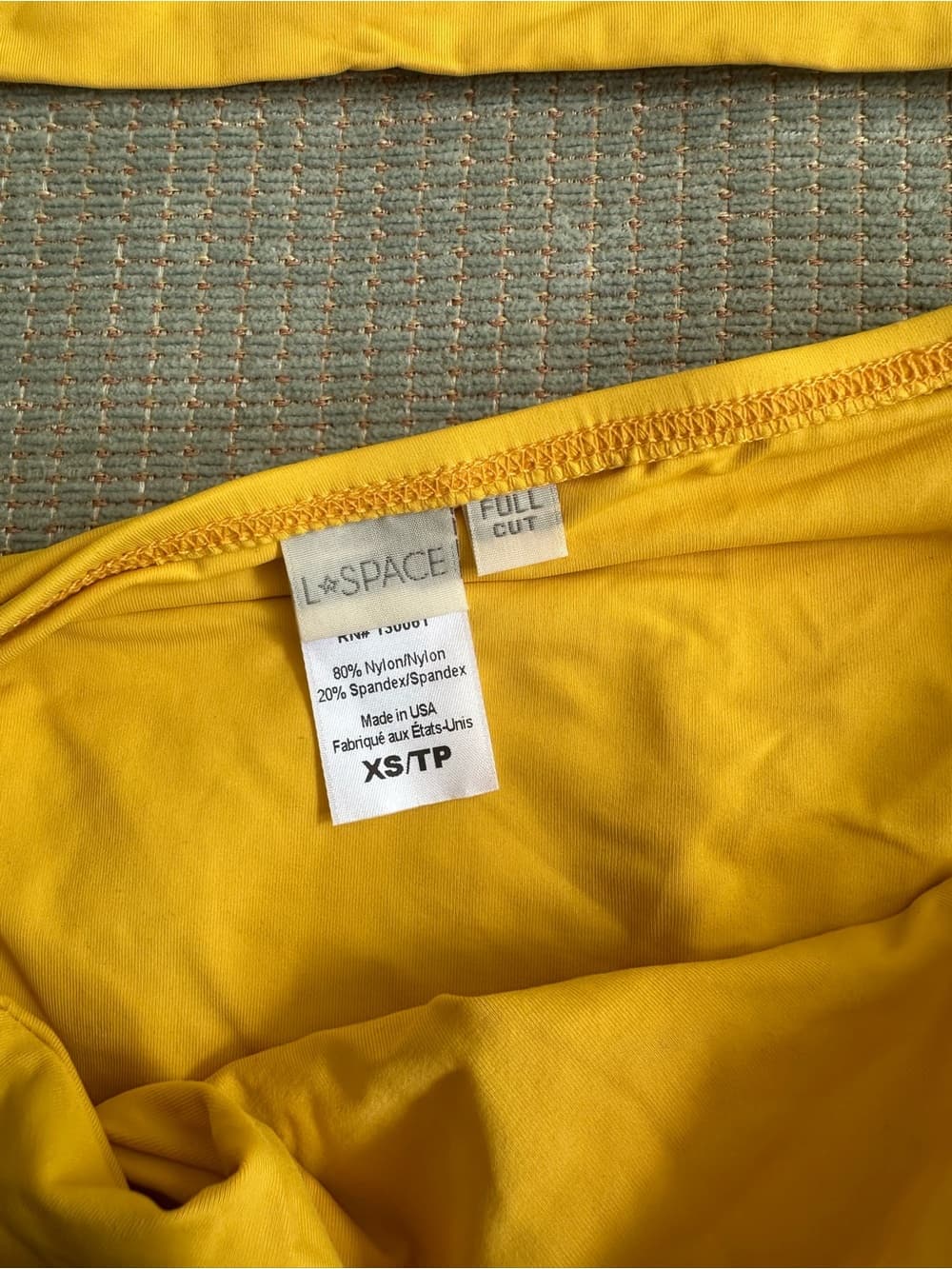NWOT L*Space bikini set yellow white - Thumbnail 2