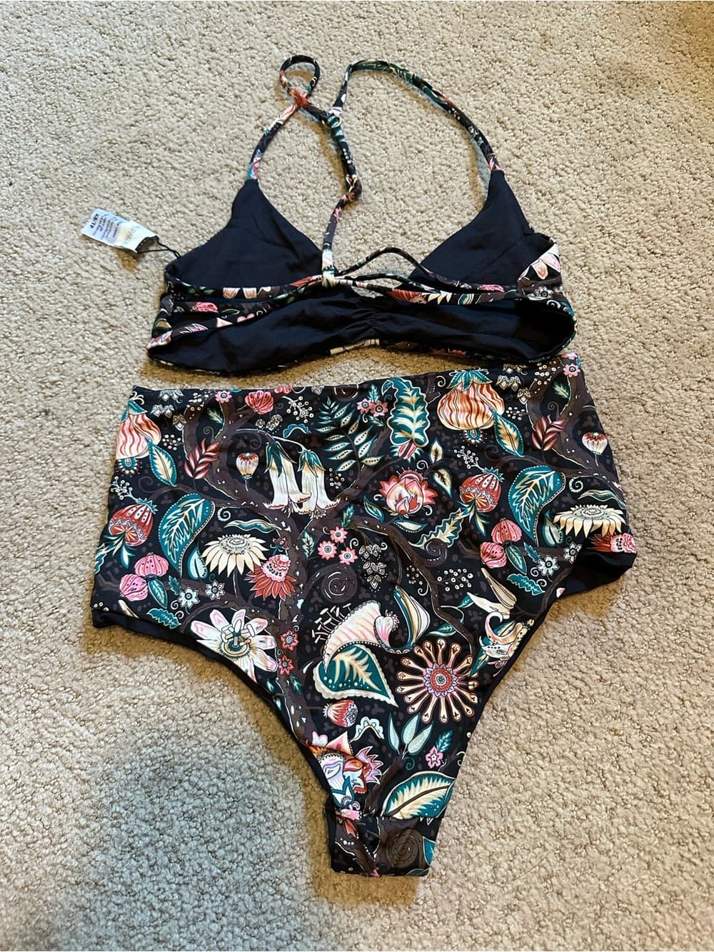 NWOT L*Space Liberty Floracopa high waist bikini set - Thumbnail 3