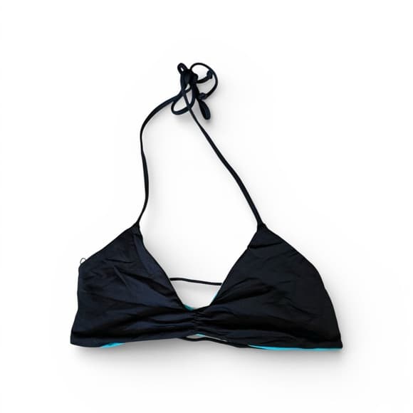 NWOT L*Space strappy back bikini top black blue - Thumbnail 5