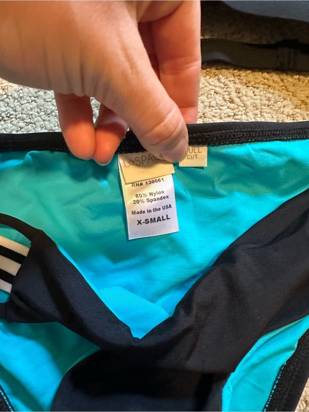 NWOT L*Space stripe bikini set extra small - Thumbnail 4