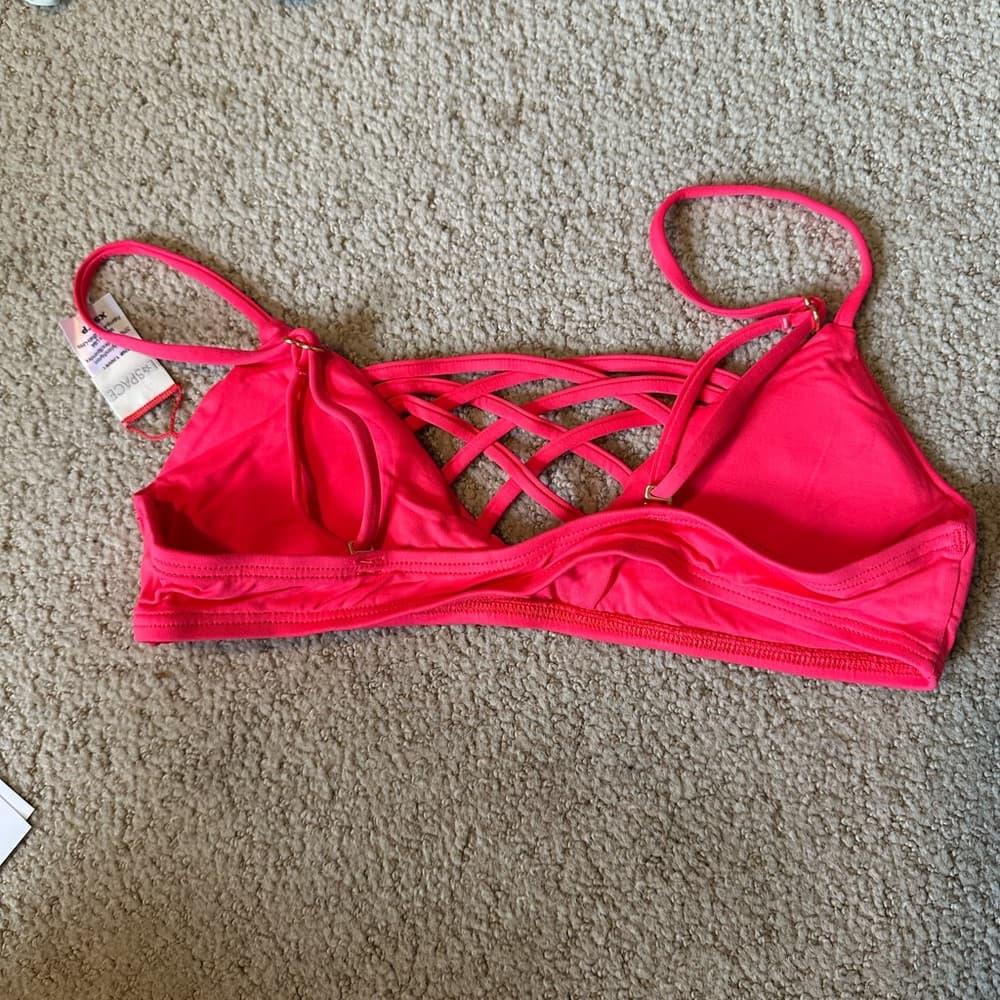 NWOT L*Space Jaime bikini top hot cherry - Thumbnail 2