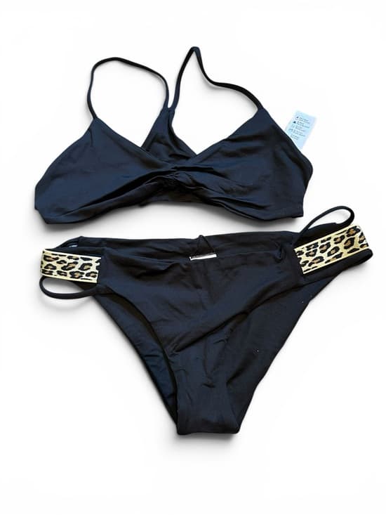 NWOT L*Space bikini set black leopard extra small - Thumbnail 5
