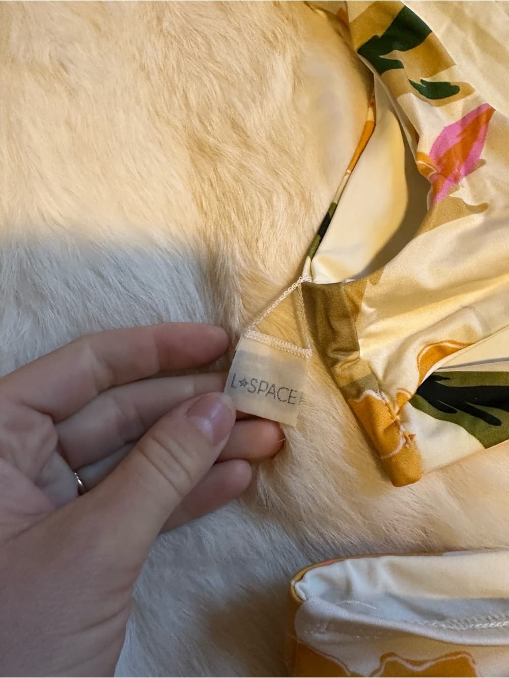 NWOT L*Space Playa Sandy Ibiza floral bikini set small - Thumbnail 4