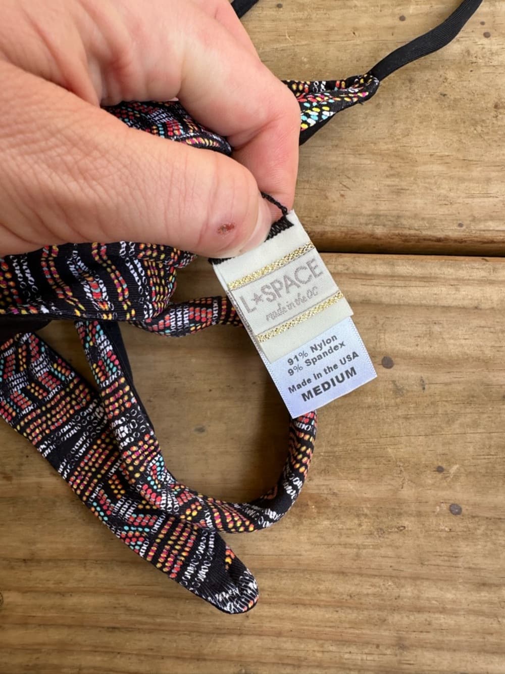 NWOT L*Space Chloe wrap around bikini top - Thumbnail 2