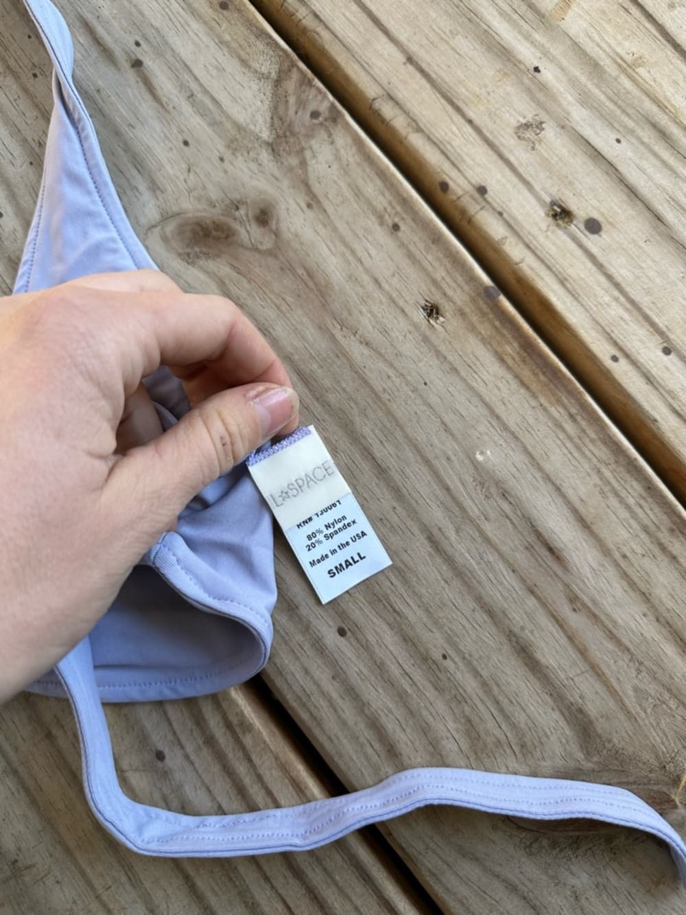 NWOT L*Space Joey crochet back bikini top - Thumbnail 3