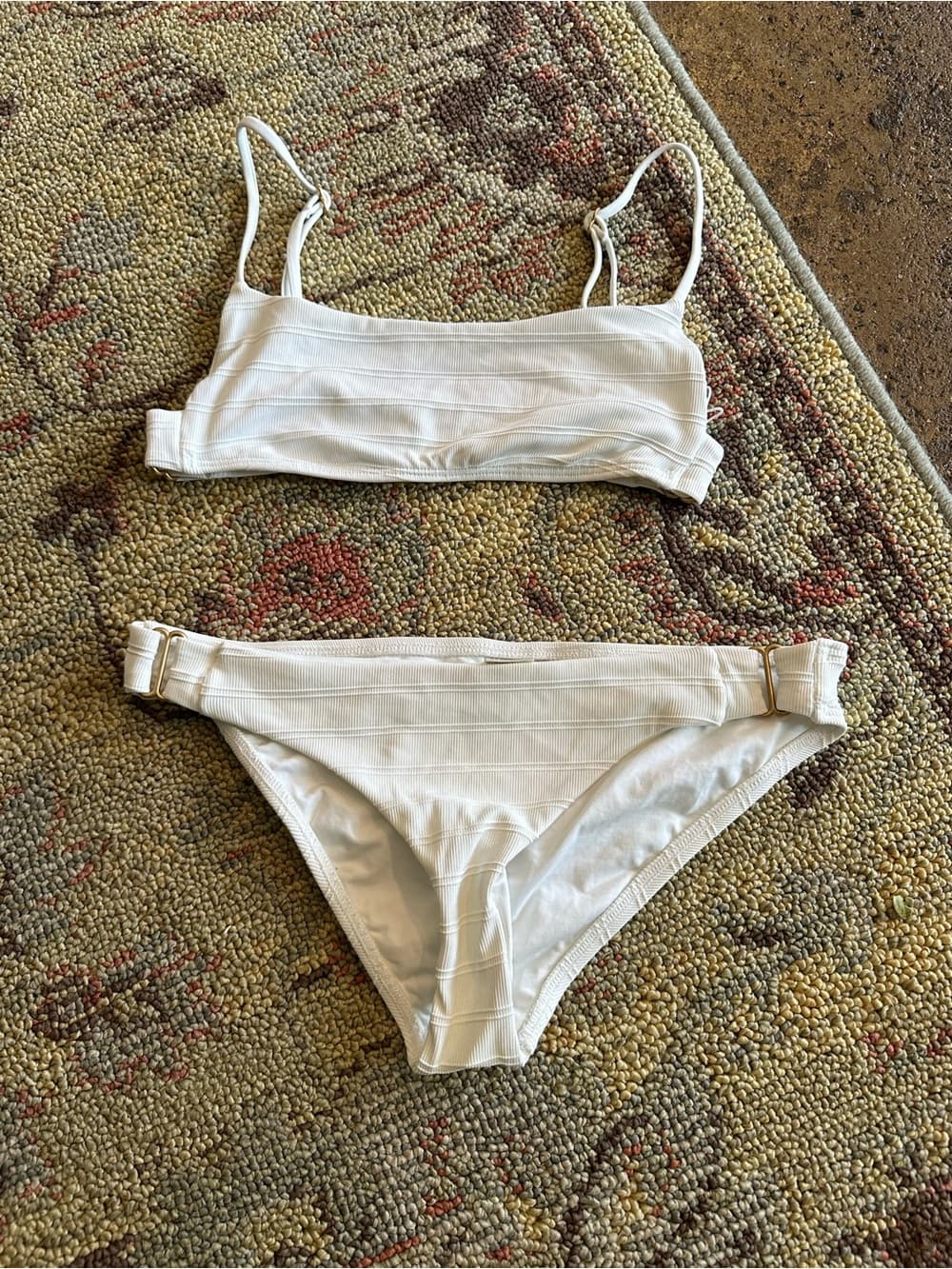 NWOT L*Space ribbed bikini set cream - Thumbnail 5