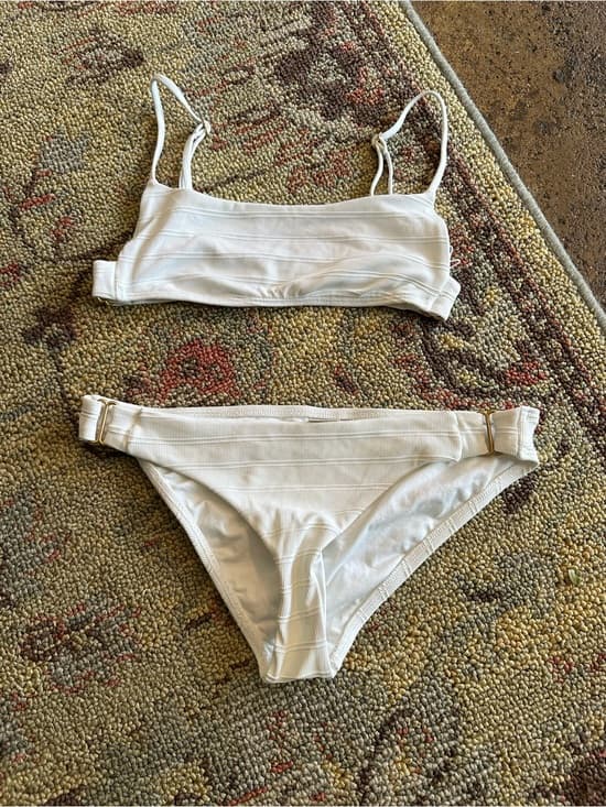 NWOT L*Space ribbed bikini set cream - Thumbnail 6
