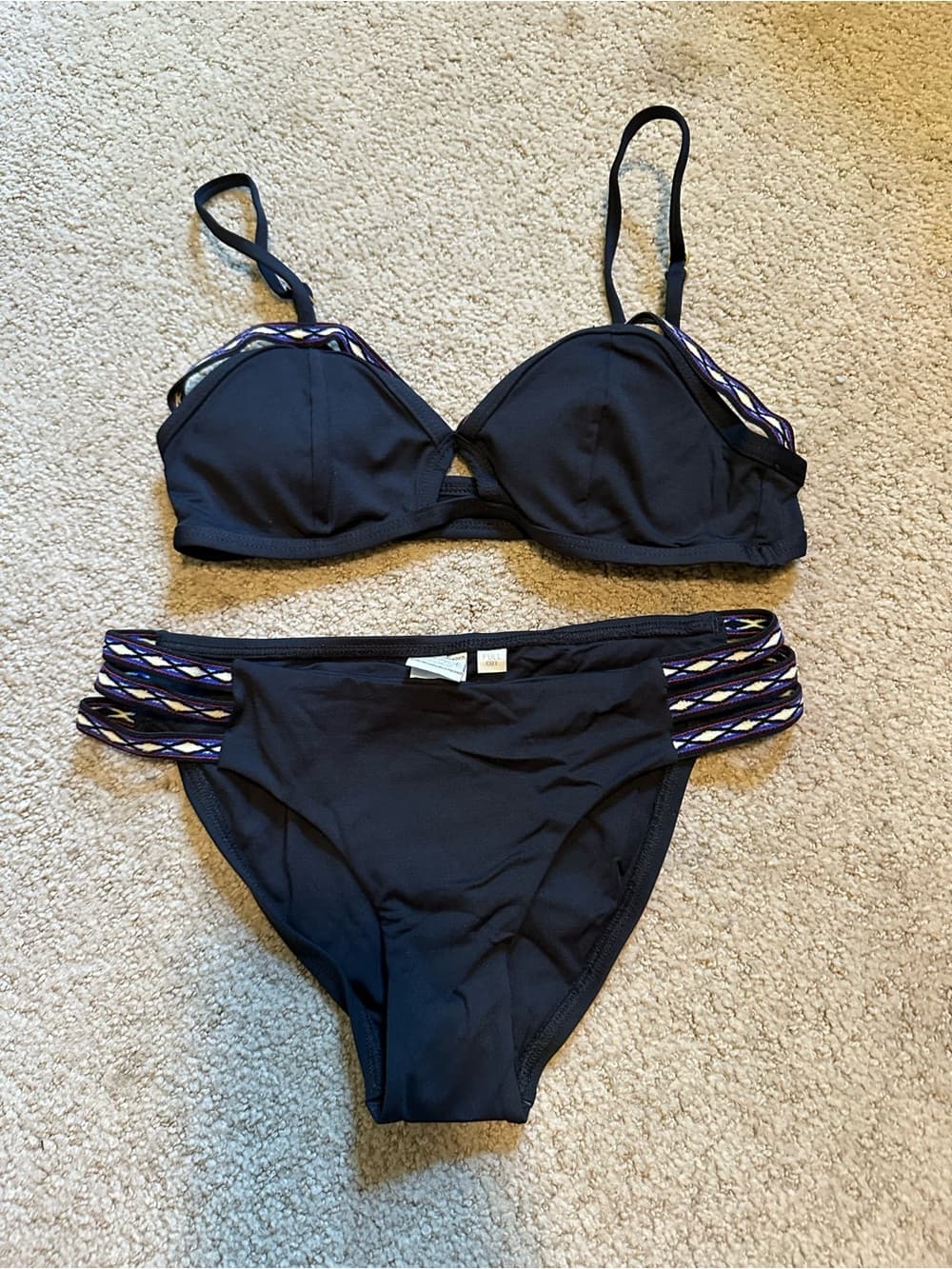 NWOT L*Space bikini set southwestern extra small
