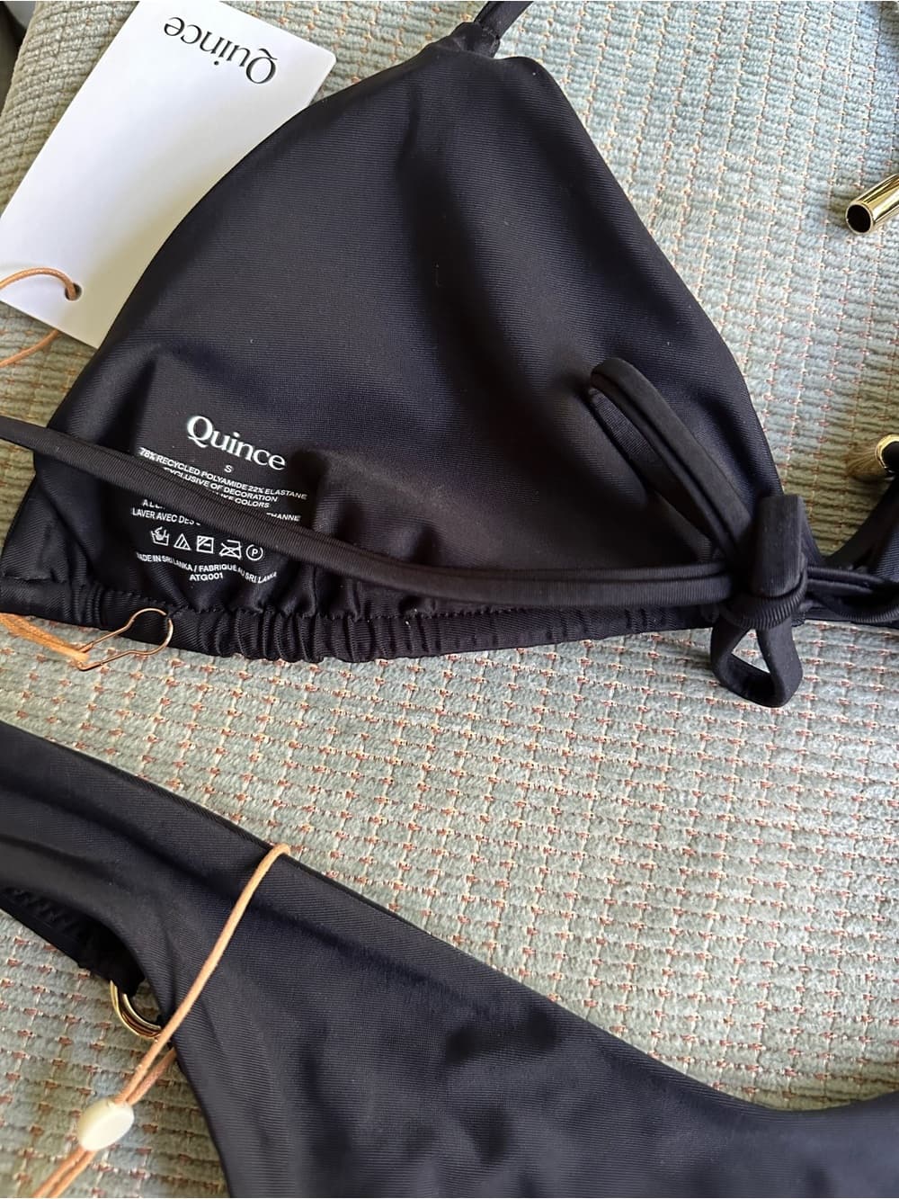 NWT Quince bikini set black - Thumbnail 4