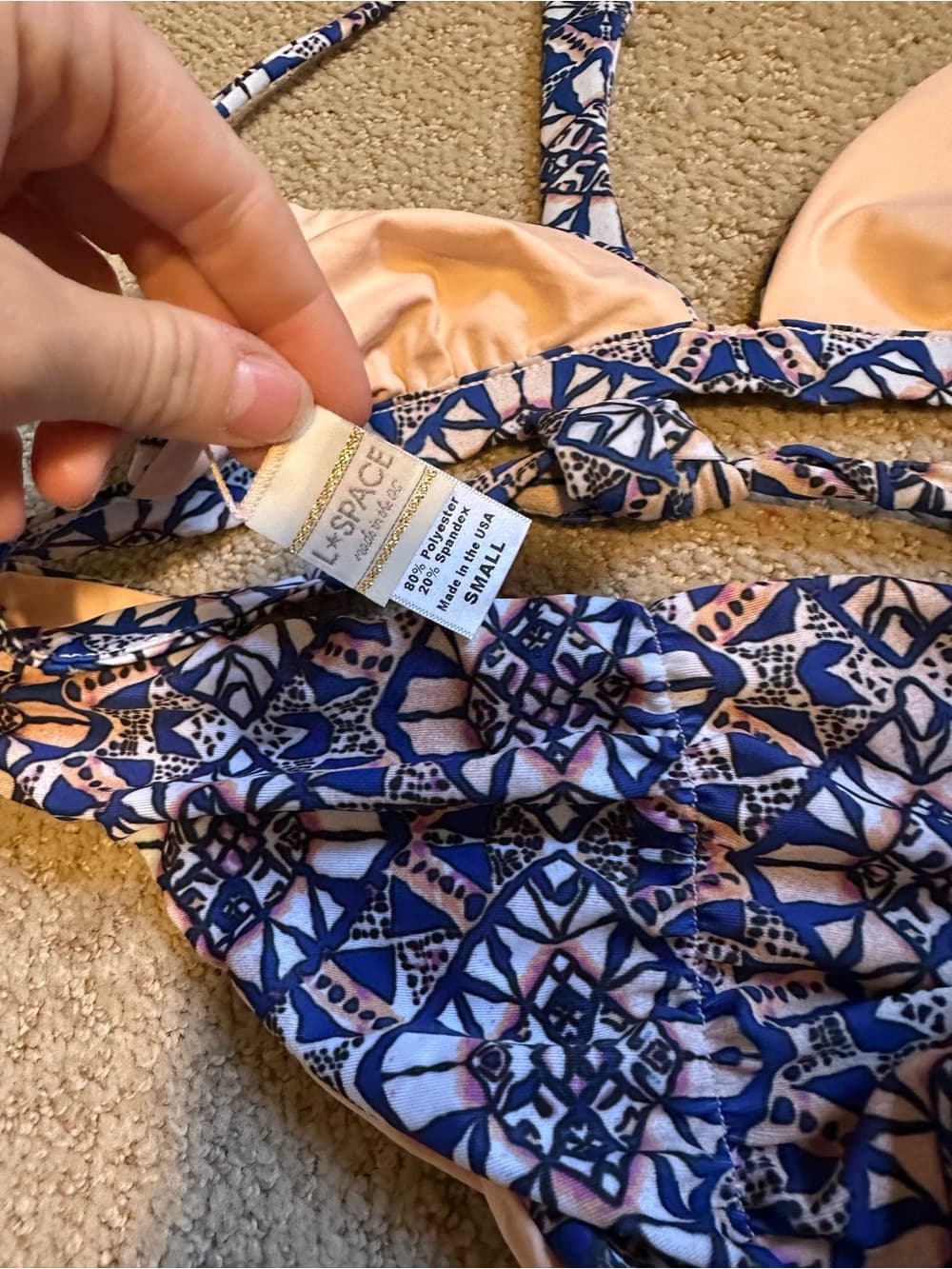 NWOT L*Space Tanzania Dreams bikini set - Thumbnail 4