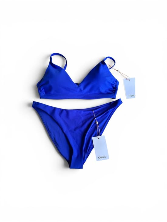 NWT Quince bikini set electric blue - Thumbnail 6