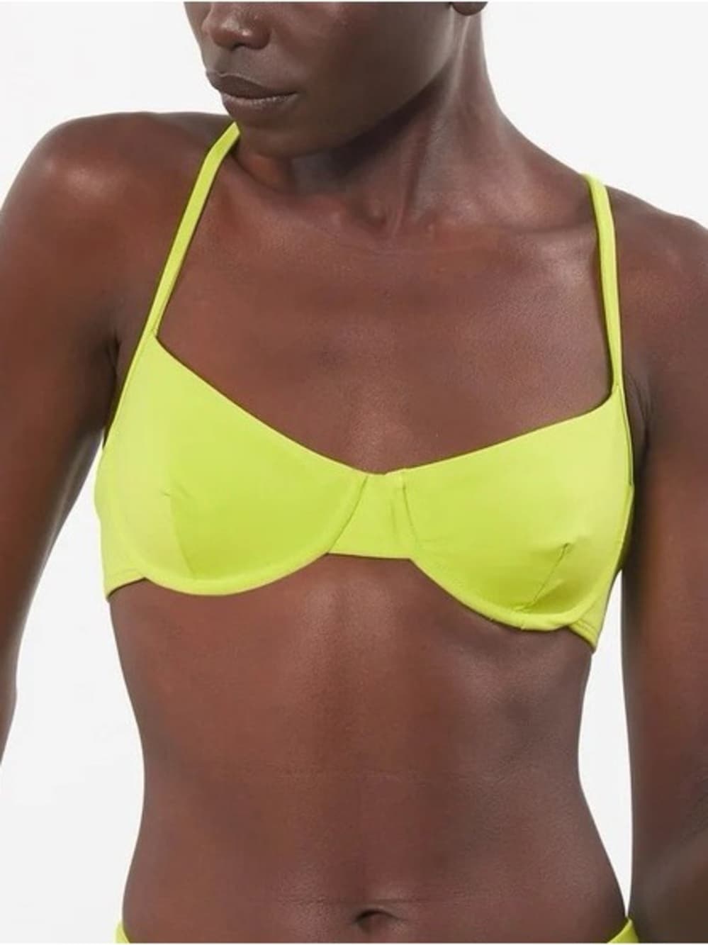 Mara Hoffman Mazlyn bikini top beet green - Thumbnail 5