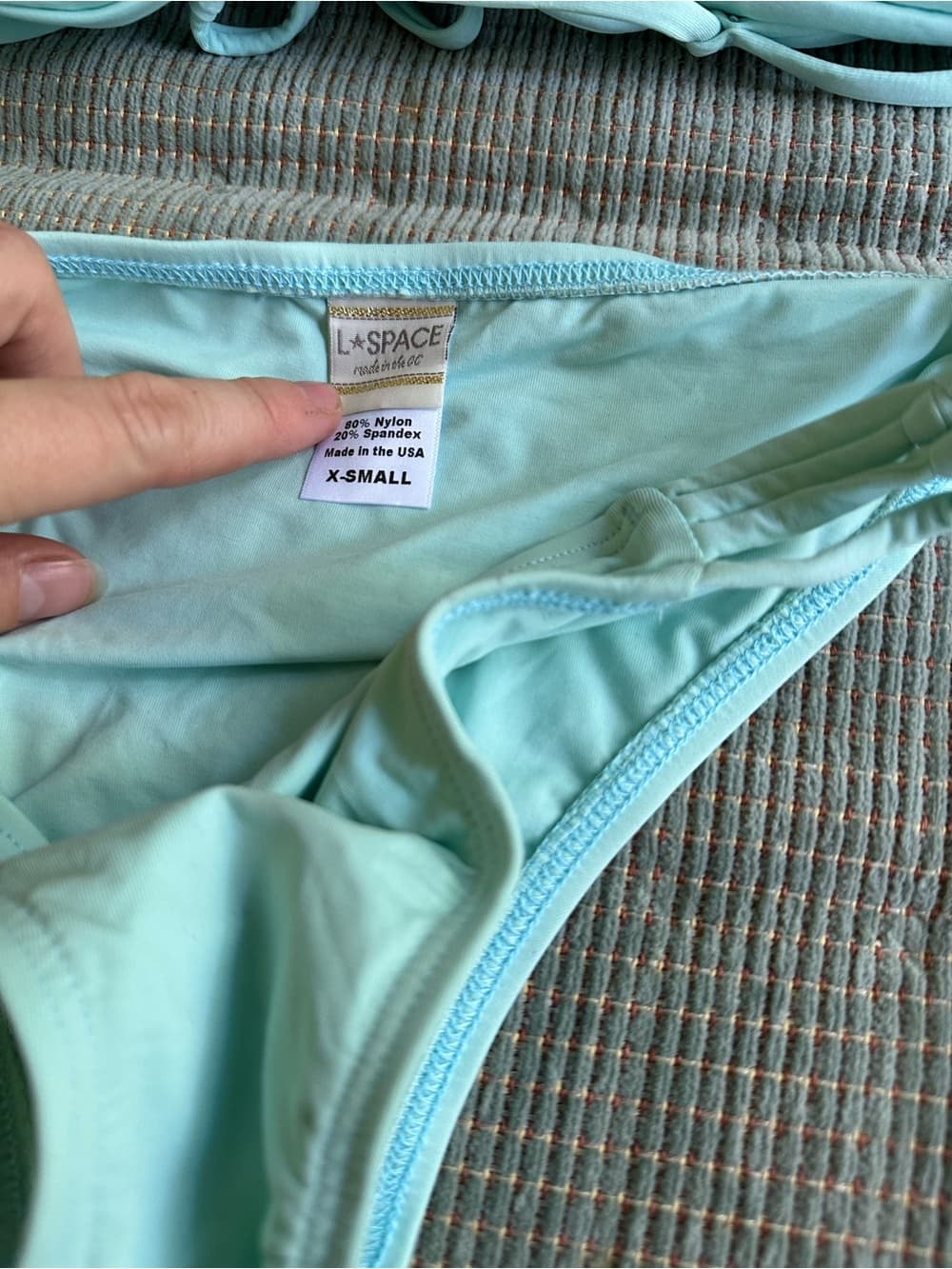 NWOT L*Space bikini set sea glass extra small - Thumbnail 2