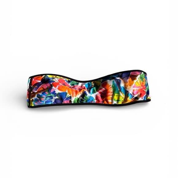 Milly Cabana floral bandeau bikini top large - Thumbnail 5