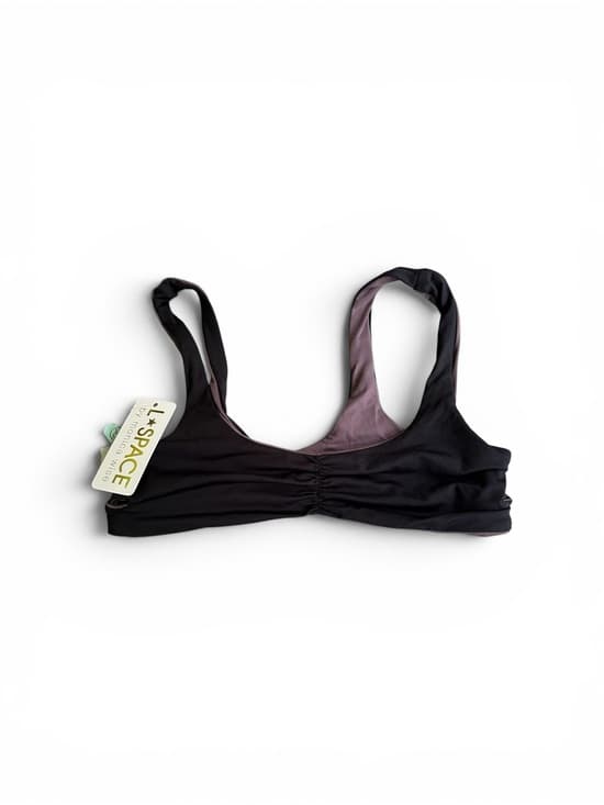 NWT L*Space bikini top black purple small - Thumbnail 5