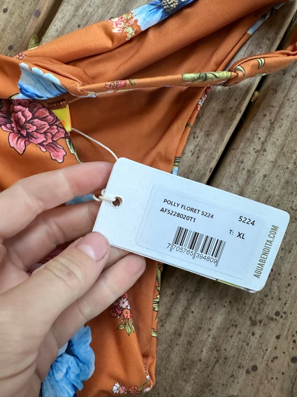 NWT Agua Bendita Polly Floret bikini bottoms - Thumbnail 3