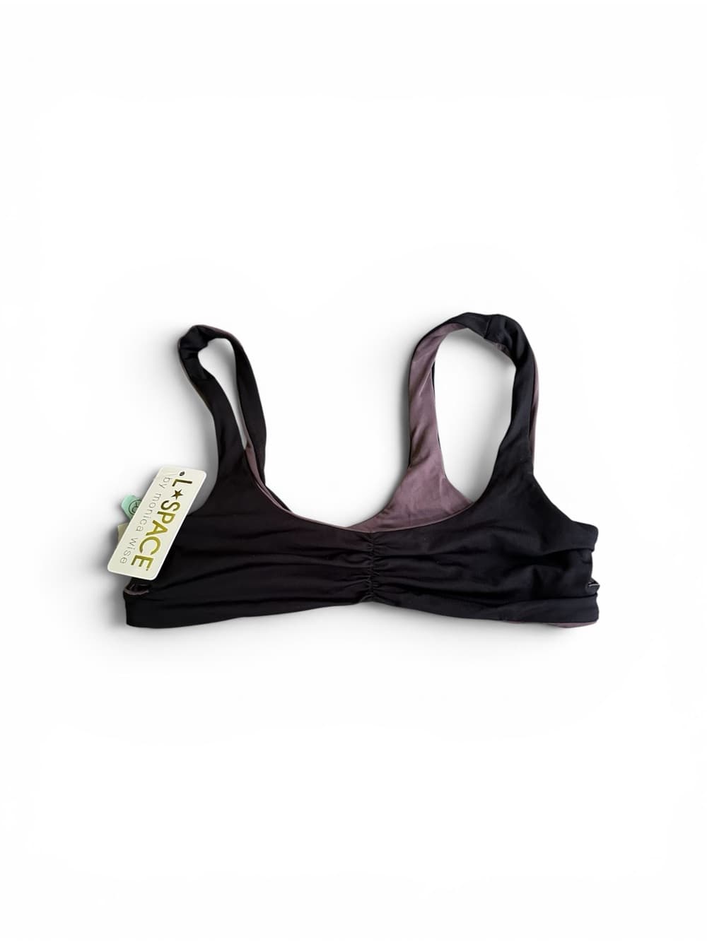 NWT L*Space bikini top black purple small - Thumbnail 4
