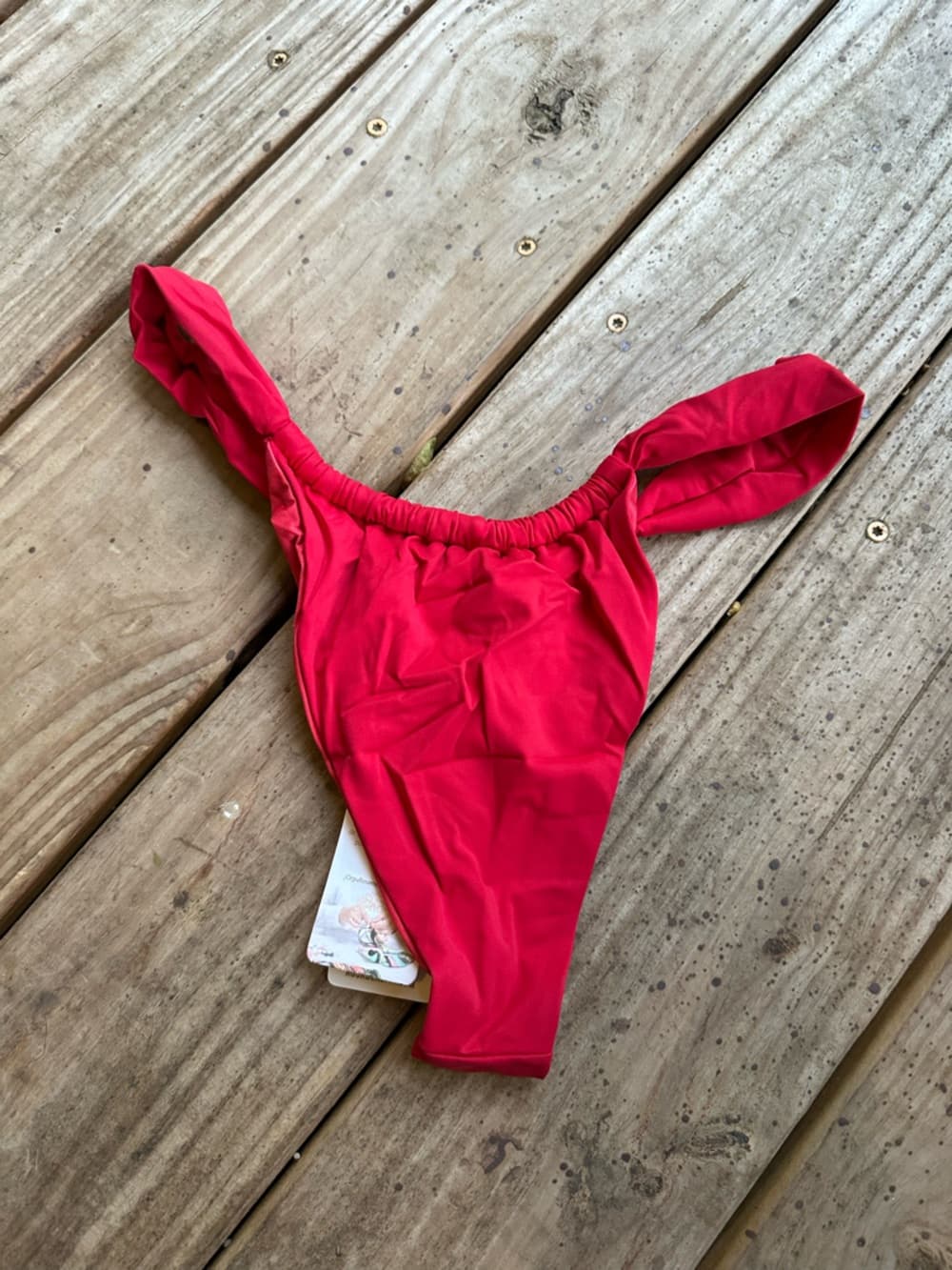NWT Agua Bendita Elsa Bouk bikini bottoms red - Thumbnail 4