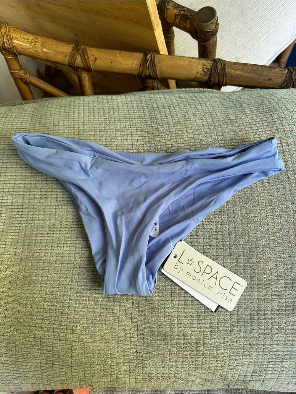 NWT L*Space Sandy bikini bottoms peri blue extra small